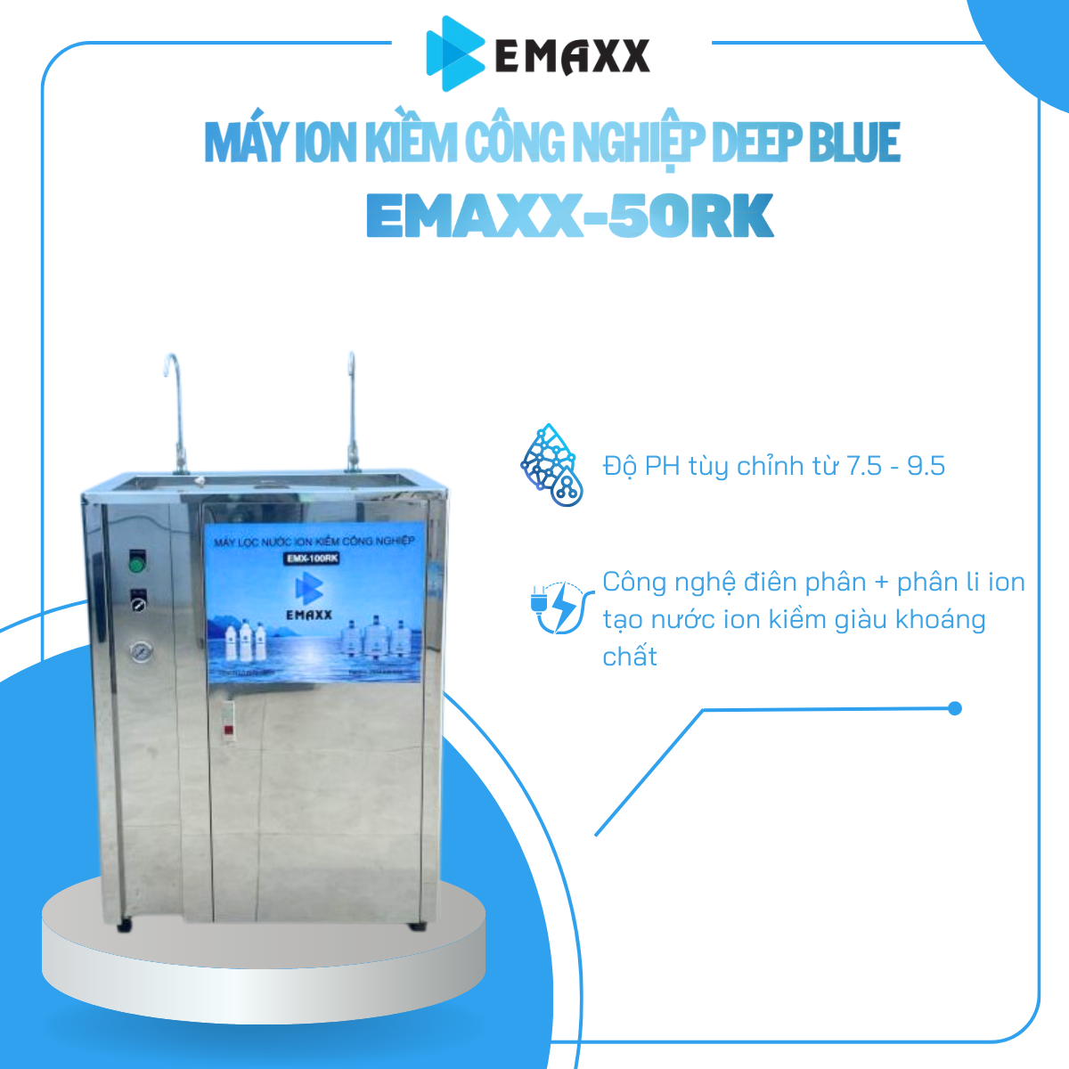 Máy lọc nước ion kiềm EMX-50RK